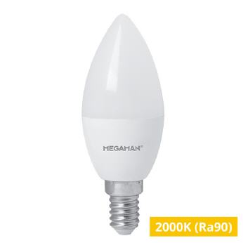 LED Kerze-DIM-E14-6W-470lm/820 CRI90